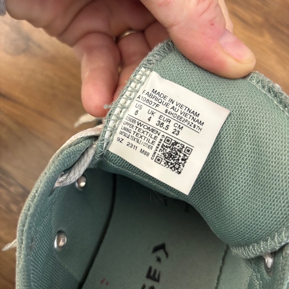 Converse Chuck Taylor All Star Madison Ox Low Sneaker Shoes Light Green - Picture 2 of 10